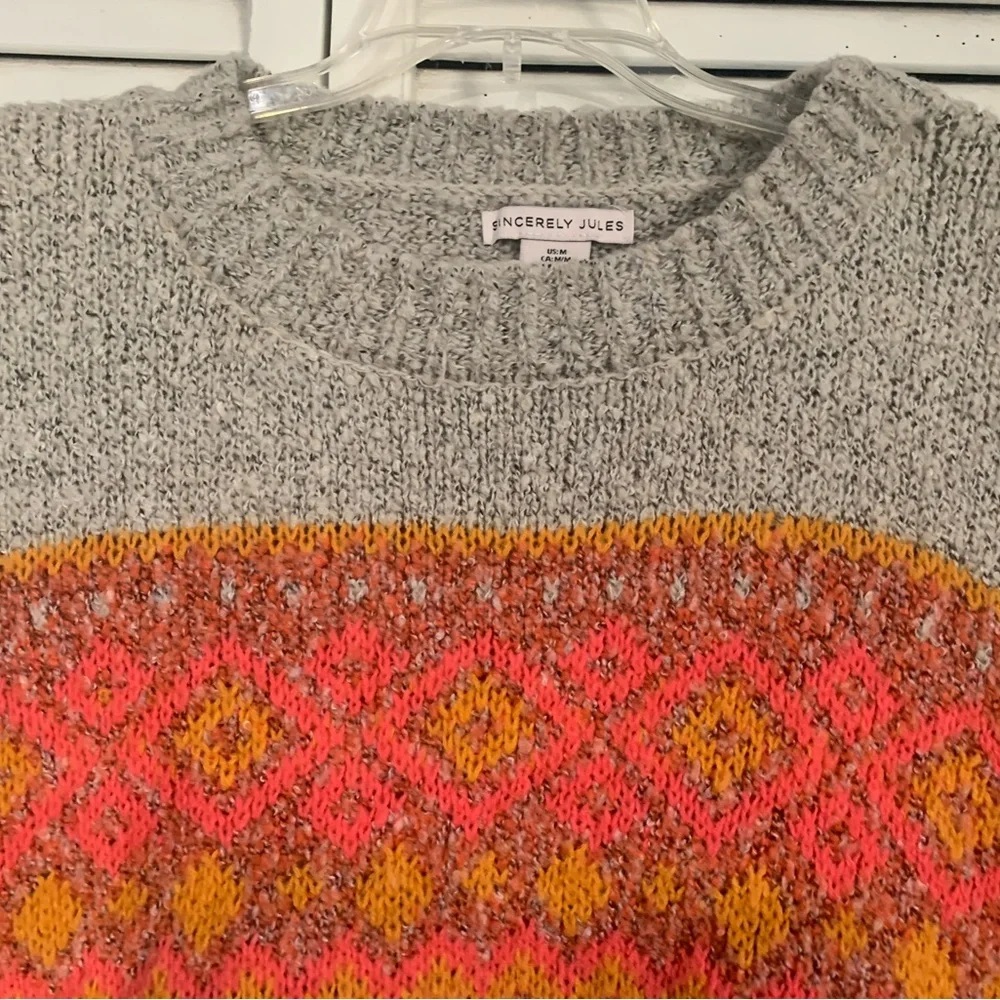Sincerely Jules Vibrant Knit Sweater - Picture 3 of 7